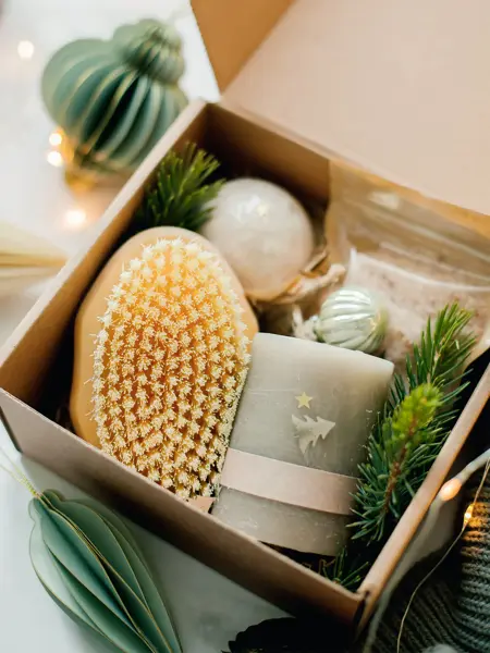 en pakke med spa kit