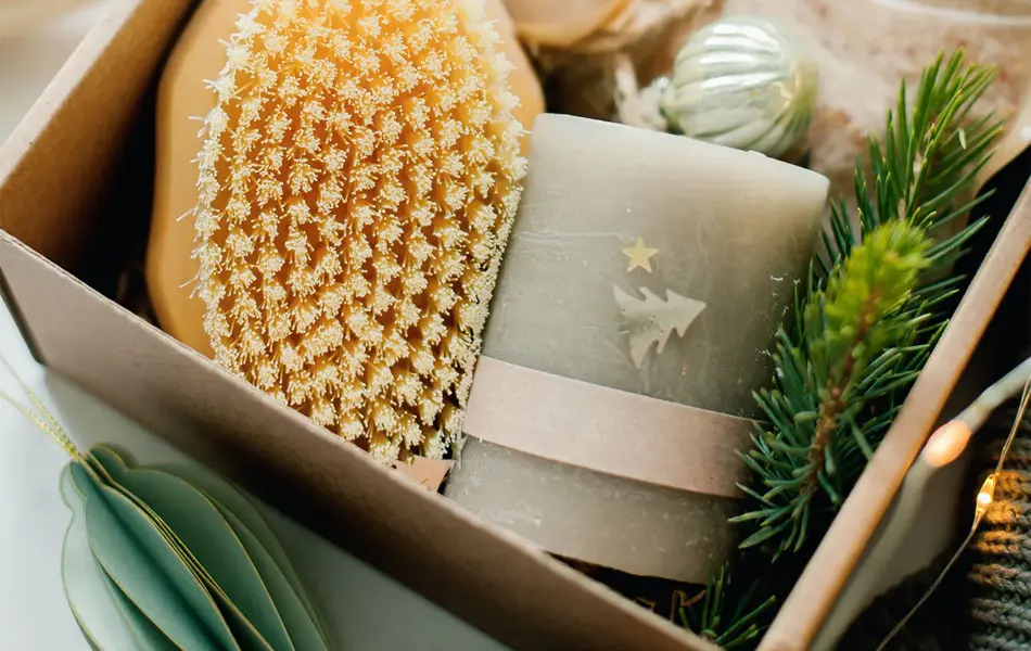 en pakke med spa kit