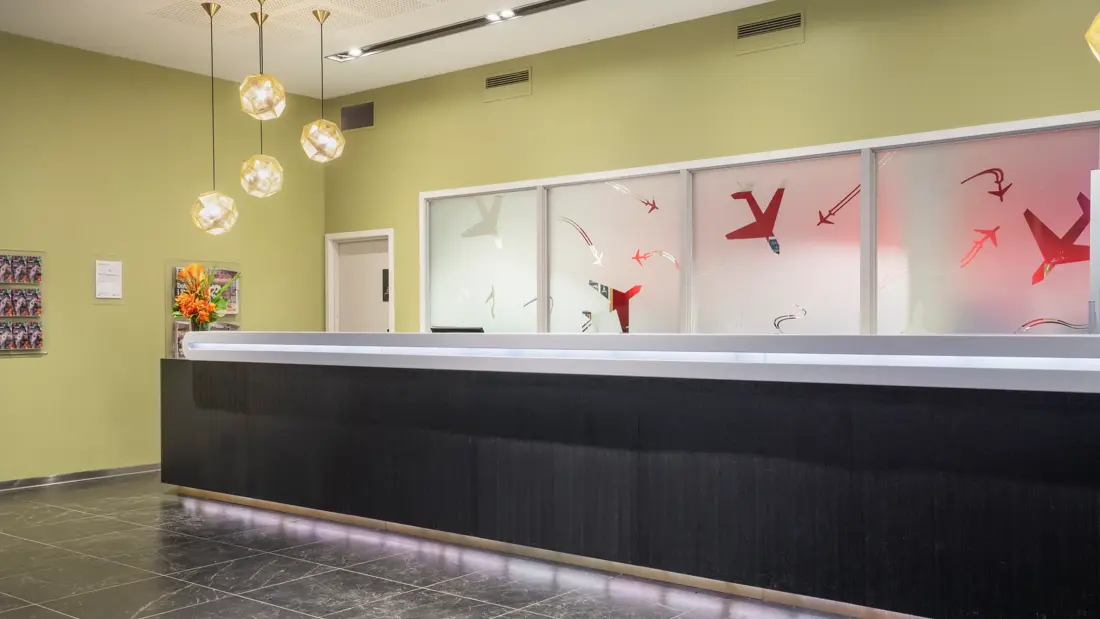 Resepsjon på Thon Hotel Oslo Airport