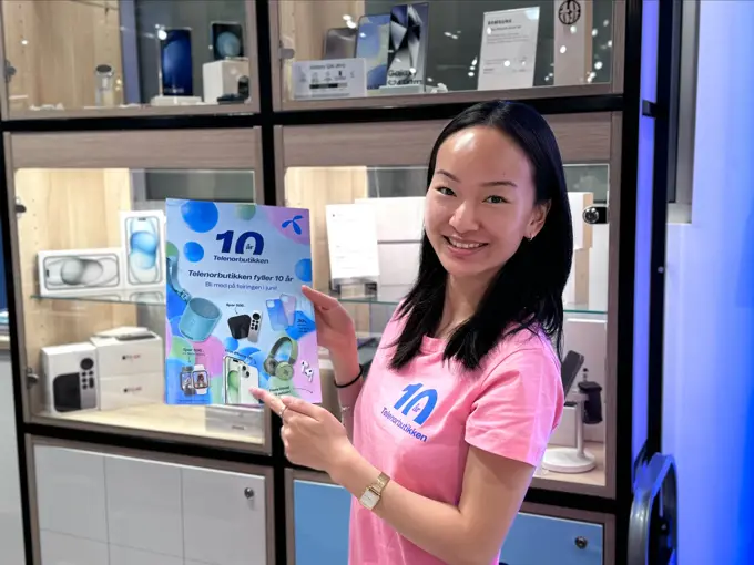 Telenorbutikken fyller 10 år