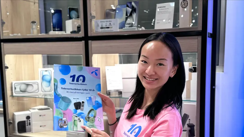 Telenorbutikken fyller 10 år