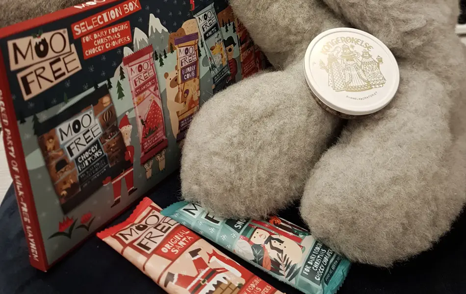 tøfler og sjokolade fra 2 søstre