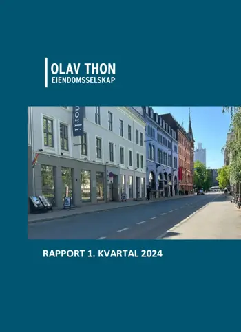 Forsidebilde av rapport for 1. kvartal 2024
