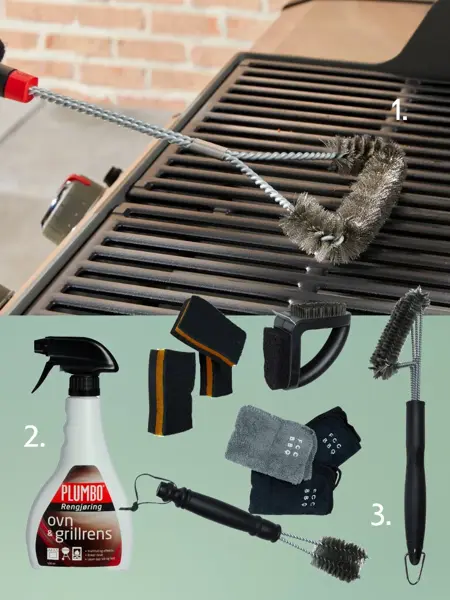 Vaske grill og redskaper