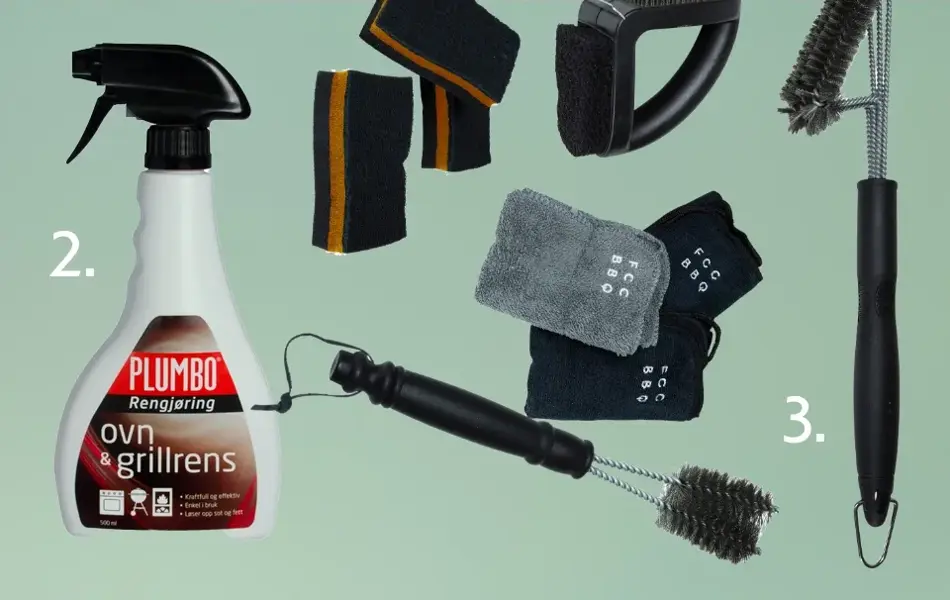 Vaske grill og redskaper