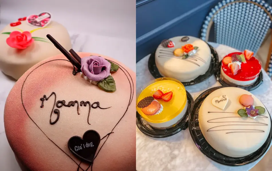 Flere morsdagskaker laget i bakeri