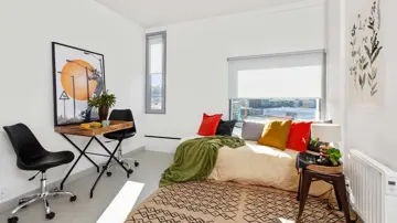 Interiør av soverom i Diagonale