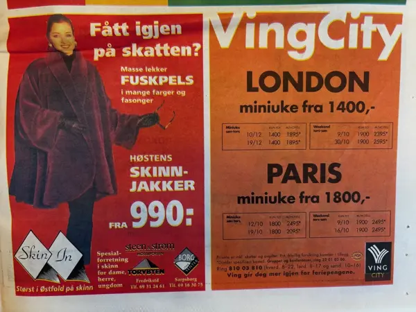 Gamle bilder fra Mosseporten