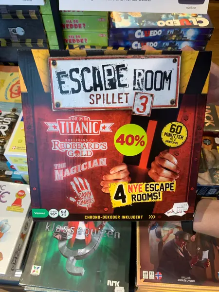 escape room 3 brettspill