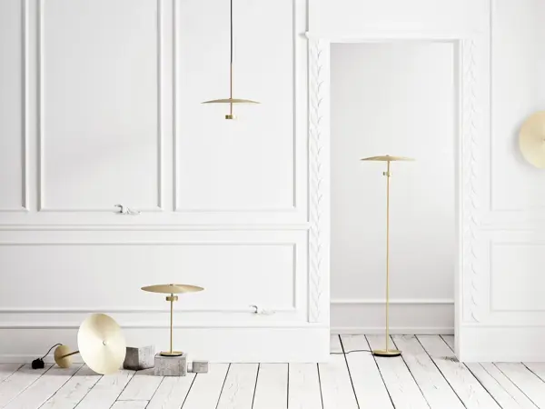 miljøbilde fra bolia, lamper i gull