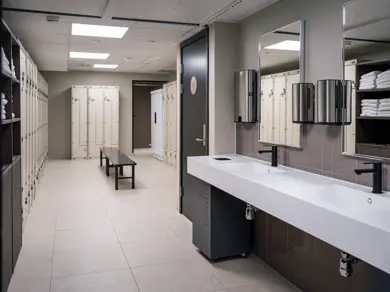 Fellesområder garderobe. Vika Atrium