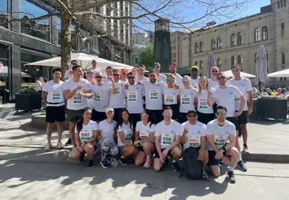 Gruppebilde fra Holmenkollstafetten