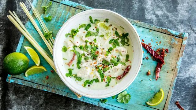 Tom Kha Gai suppe med kylling