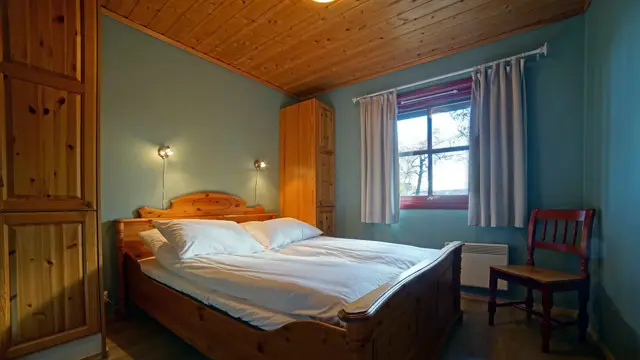 Stort soverom i leilighet på Thon Hotel Skeikampen