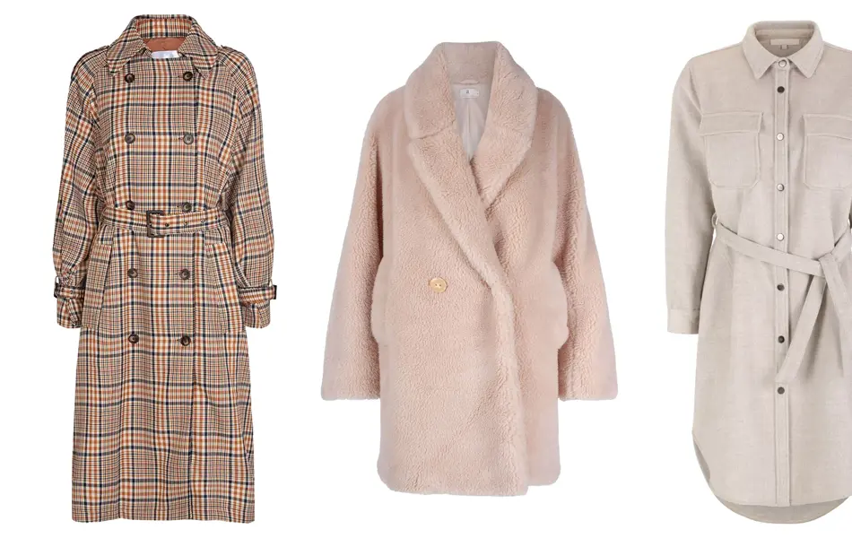 Collage av tre høstkåper