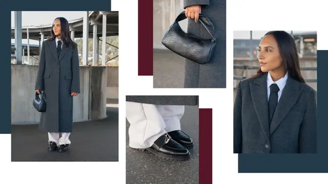 Dame viser mote på p-hus