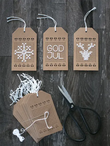 Navnelapper som skal være på julegaver