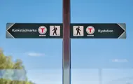 Bilde av turskilt i Heggedal