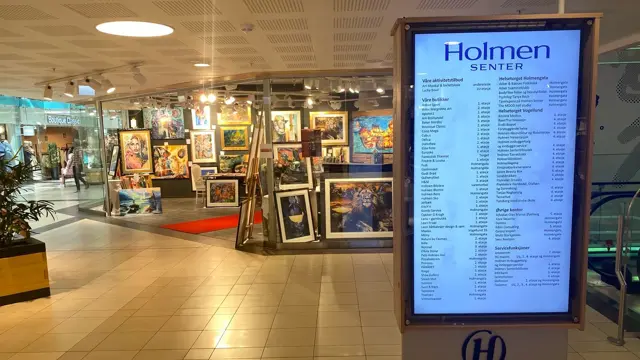 fasaden til galleriet