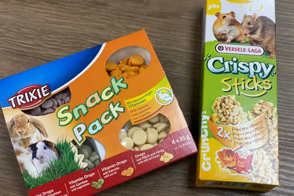 dyresnacks for gnagere