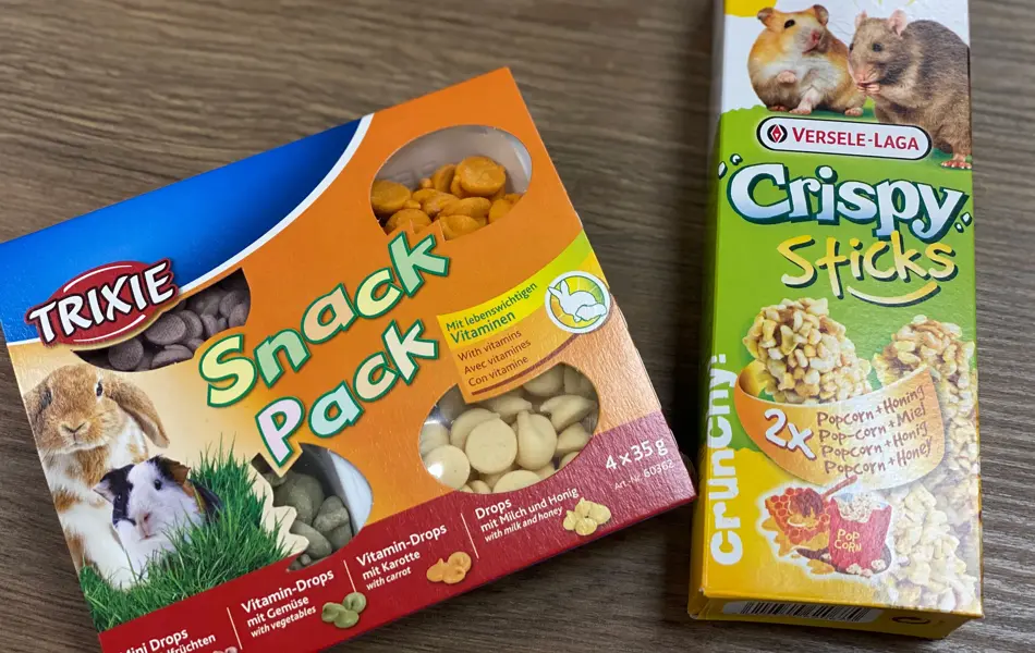 dyresnacks for gnagere