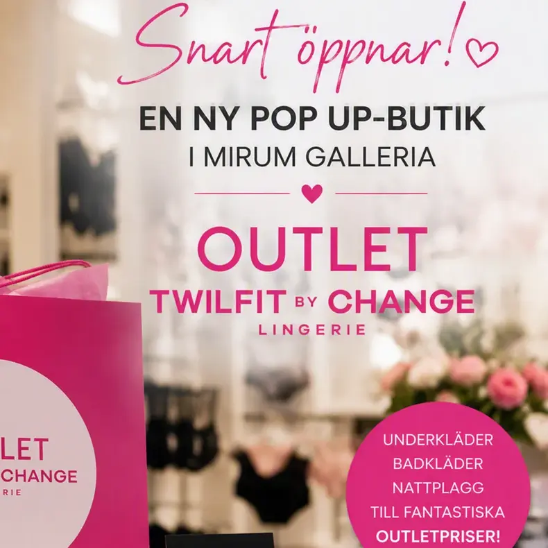 Twilfit Outlet ny Pop Up butik