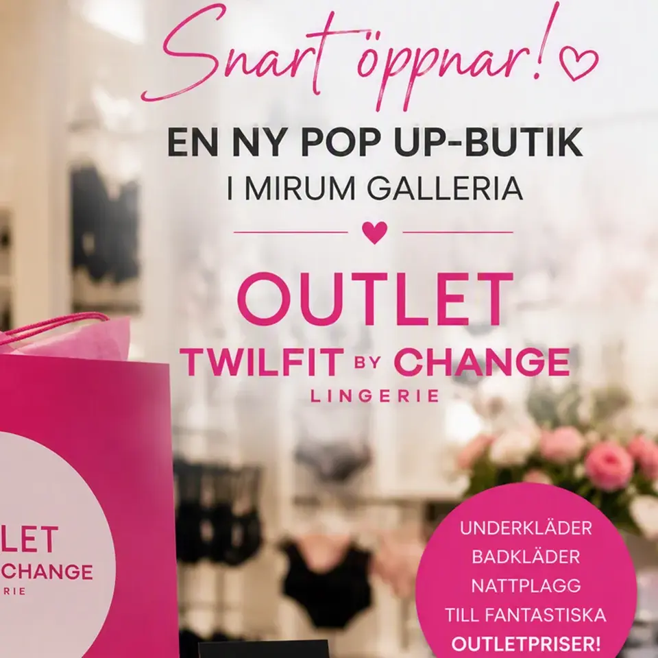 Twilfit Outlet ny Pop Up butik