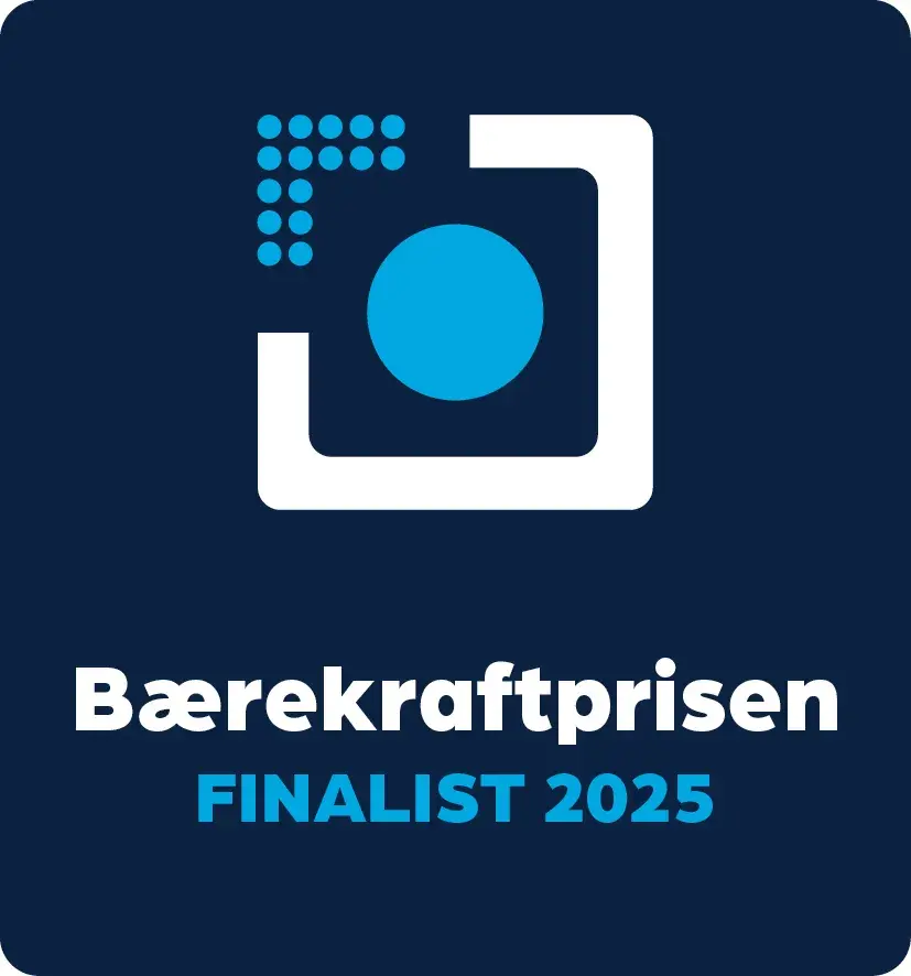 Awards 2025 - Finalist - Bærekraftprisen - blå