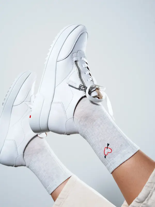 Hvite sneakers