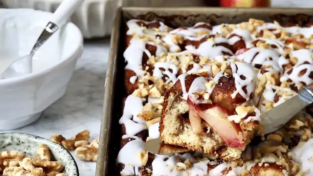 Nærbilde av foccacia