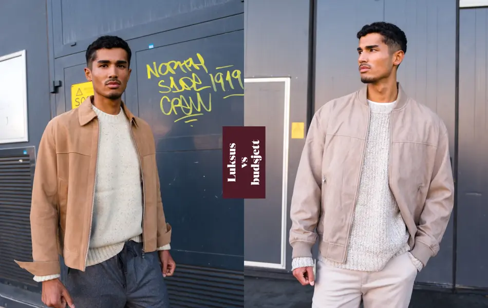 Det ene antrekket koster 14.000 mer enn det endre. Swipe for fasit. 