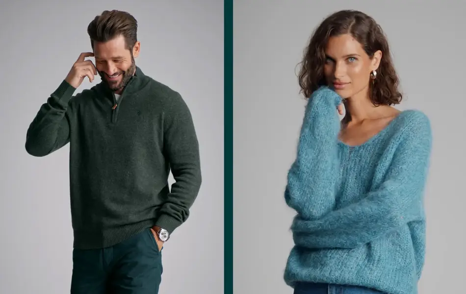 Ullgenser til herre og dame