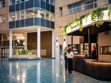 Fellesområder Vika Atrium. Atriet