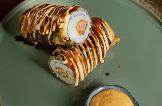 Sabrura sushiburrito scampi