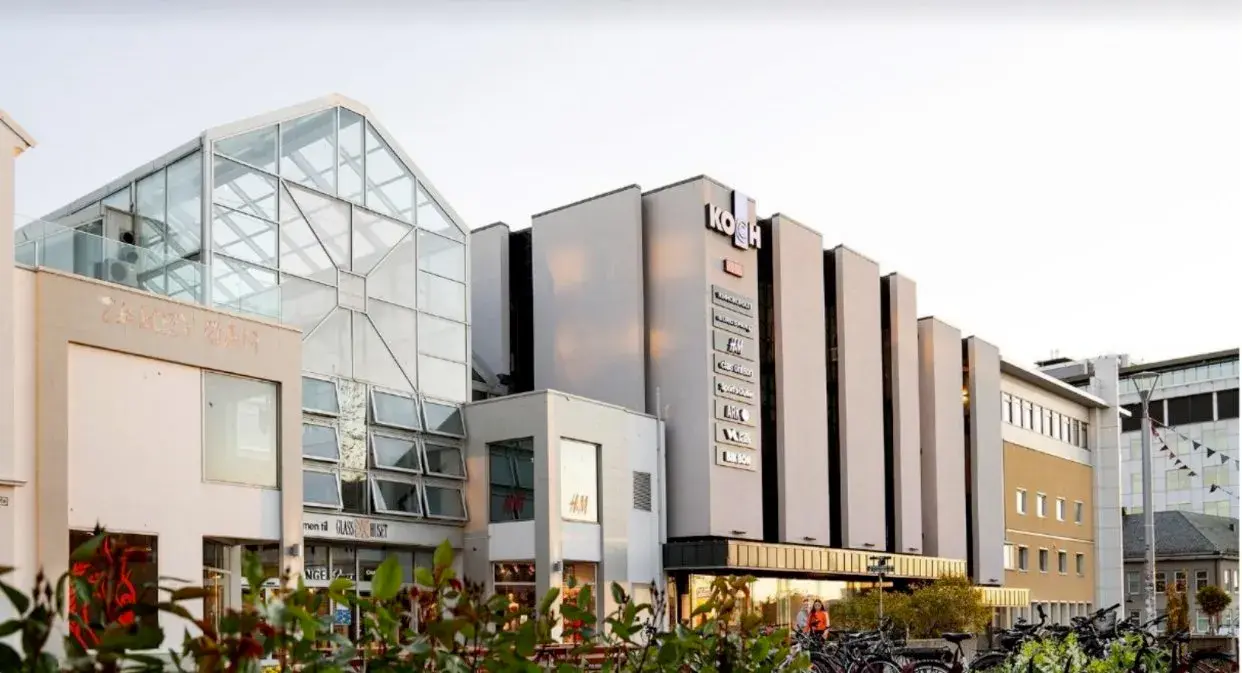 Fasadebildet av kjøpesenteret Koch Kjøpesenter  i Bodø