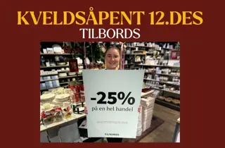 KVELDSÅPENT 12.DES - 1