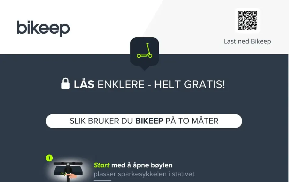 Bikeep Sparkesykkelparkering