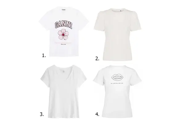 kollasj, 4 t-skjorter
