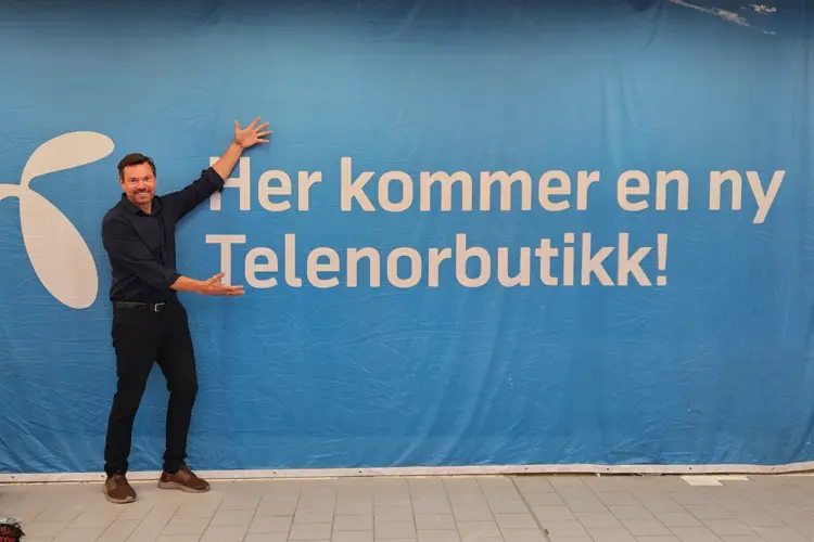 Vi ønsker Telenorbutikken velkommen til oss.
