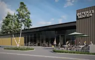 Bildet er fra kjøpesenteret Østerås senter i Bærum. Bildet er en 3D illustrasjon som viser hvordan senteret vil se ut når det er ferdig pusset opp. 
