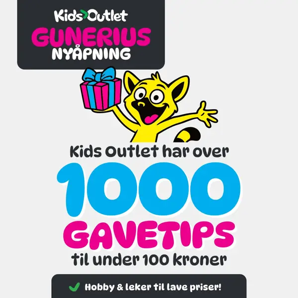 kids outlet åpner på gunerius