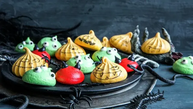 Monstermarengs til halloween