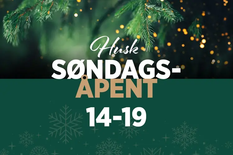 Søndagsåpent 2025 jul