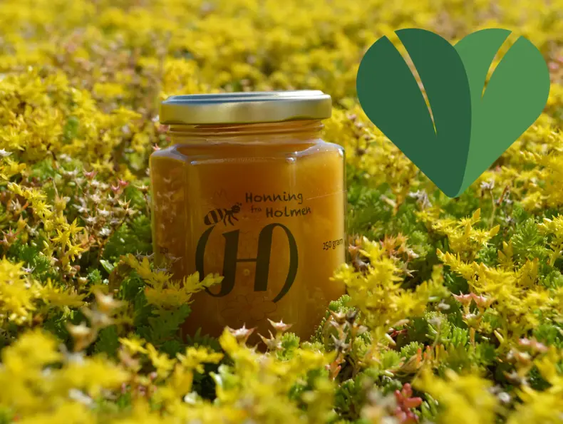 honningglass i blomstereng