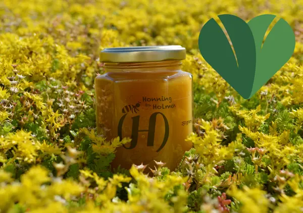 honningglass i blomstereng
