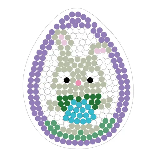 Mønster perle kanin