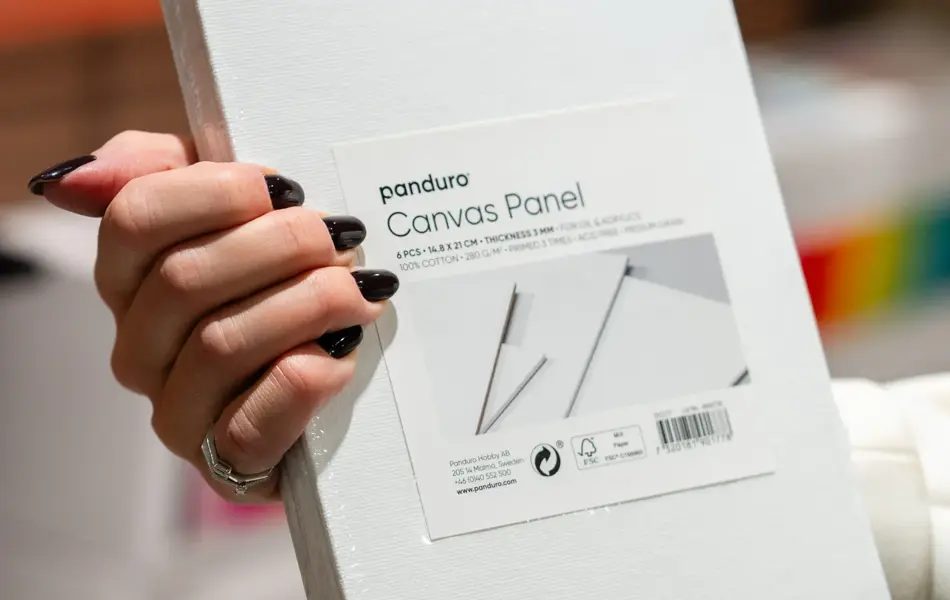 Panduro tynne lerret male kunst 64-1