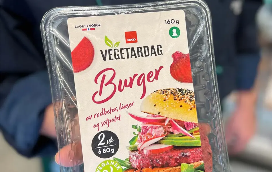 Plantebasert burger