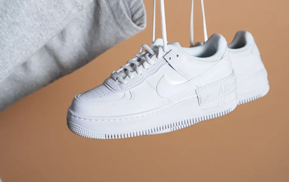 hvite Nike Air Force 1
