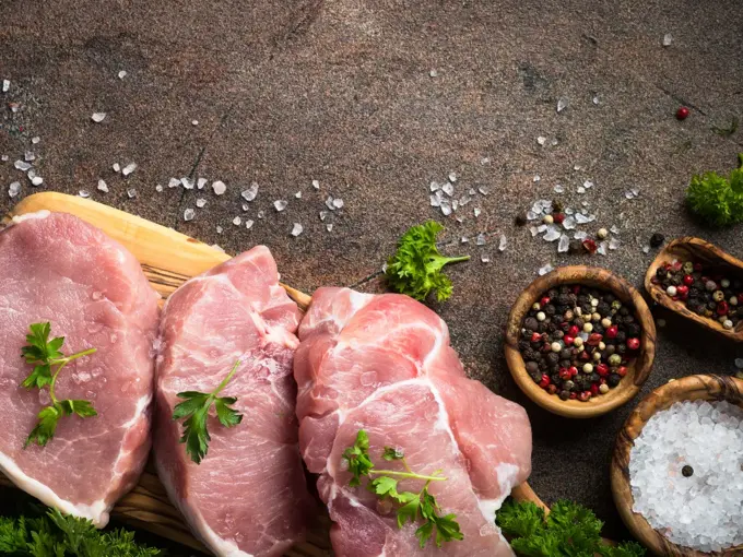 Matretter med svinekjøtt